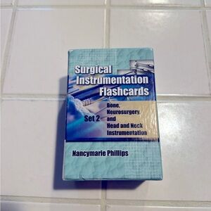 Sterile Processing Surgical Instrument Flashcards